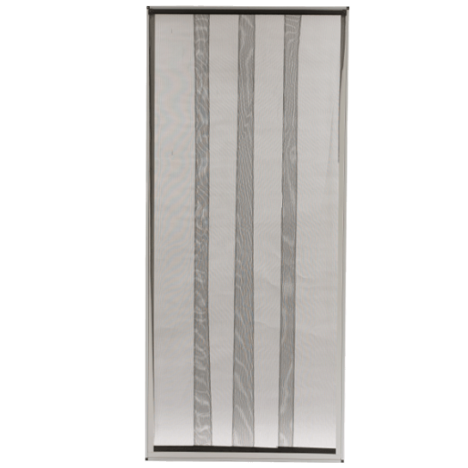 SZÚNYOGHÁLÓ FÜGGÖNY POLYESTER 4RÉSZES 95X215CM FEKETE