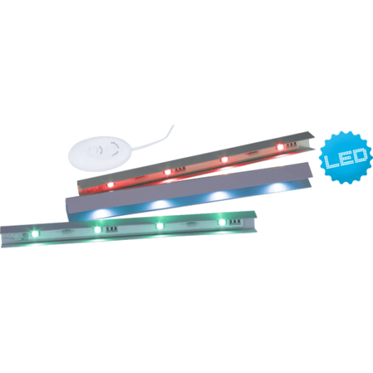 POLCVILÁGÍTÁS 3X4LED ÖSSZESEN 2,88W EZÜST