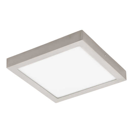 FUEVA-C LED BEÉPÍTETT 21W 2700LM 30X30CM 2700-6500K MATTNIKKEL