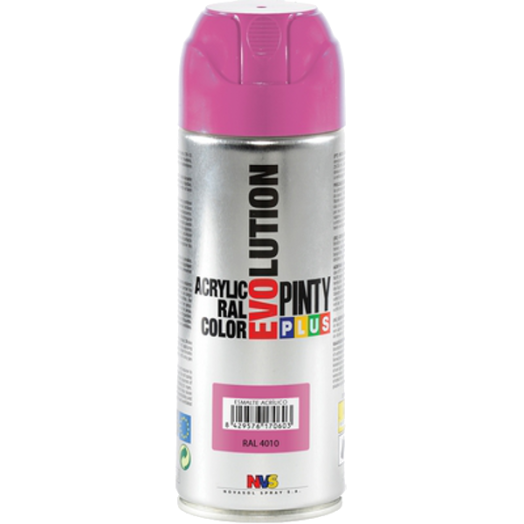 PINTY PLUS EVOLUTION AKRIL SPRAY 200ML RAL 4010 MAGENTA