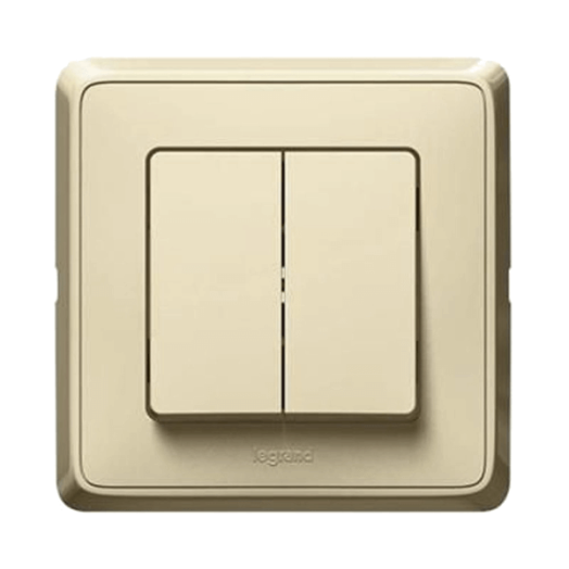 CARIVA KÉTPÓLUSÚ KAPCSOLÓ BEIGE SZÍNBEN