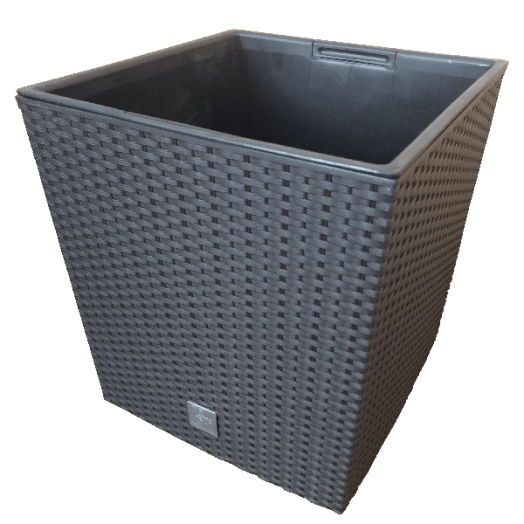 RATO LOW RATTAN LÁDA 40X40CM BARNA