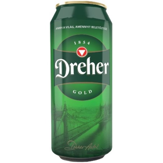 Dreher Gold dobozos világos sör