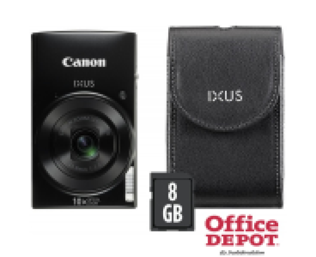 Canon IXUS 190 fekete Essential Kit digitális fényképezőgép