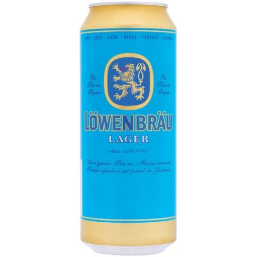 Löwenbräu dobozos világos sör
