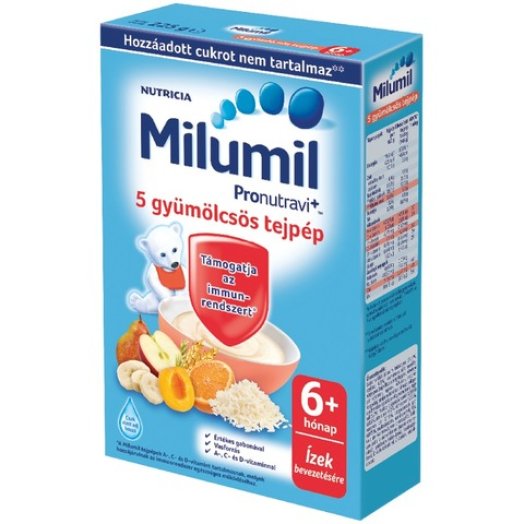 Milumil tej- és gabonapép