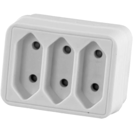 ALJZATELOSZTÓ 3XEURO 3X2,5A 250V