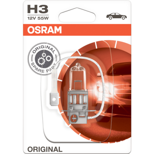 KÖDFÉNYSZÓRÓ H3, 12V/55W, OSRAM     PK22S BLISZTER