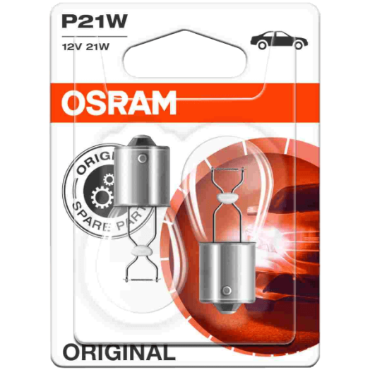 FÉKLÁMPA P21W 12V/21W, OSRAM        BA15S, BLISZER 2DB