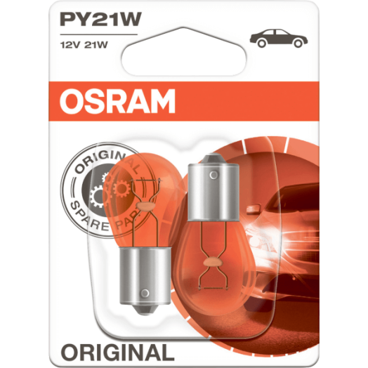 IZZÓ OSRAM PY21W, 1 IZZÓSZÁL SÁRGA