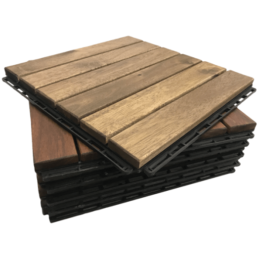 FA JÁRÓLAP 30X30X1,9CM 6DB/CSOMAG VÍZÁLLÓ,AKÁC FÁBÓL 6LÉCBŐL