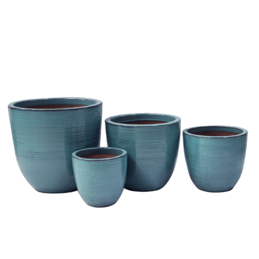 KERÁMIA KASPÓ KÉK 'L' 33*30,5CM *326065*