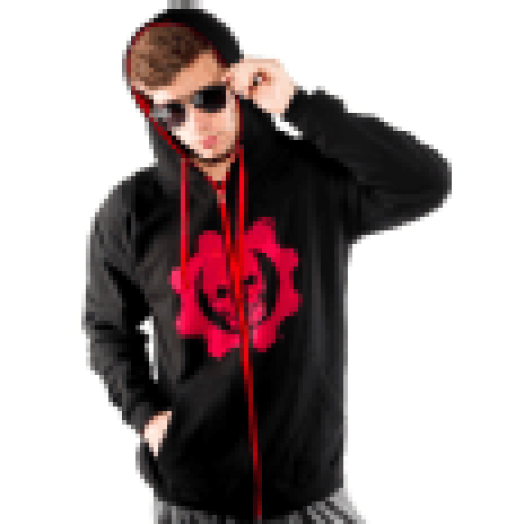 Gears of War 4: Red Omen Hoodie, fekete - M (Kiegészítők/Relikviák)