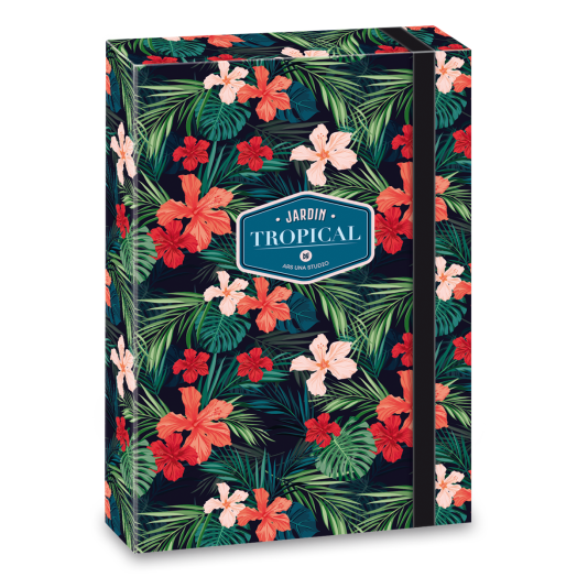 Tropical wildblume füzetbox A/4