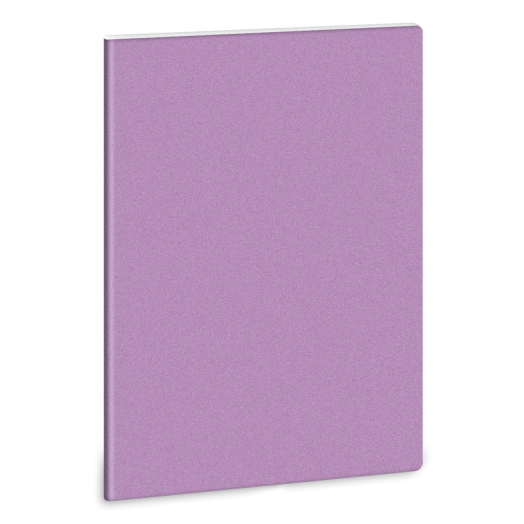 glitter-lila füzet A/4 négyzethálós