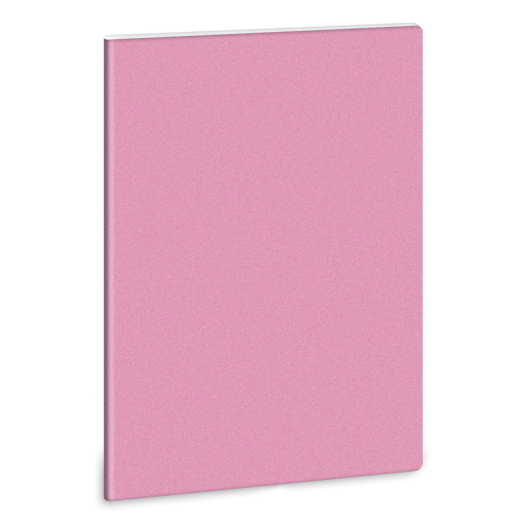 glitter-rózsaszín füzet A/4 négyzethálós