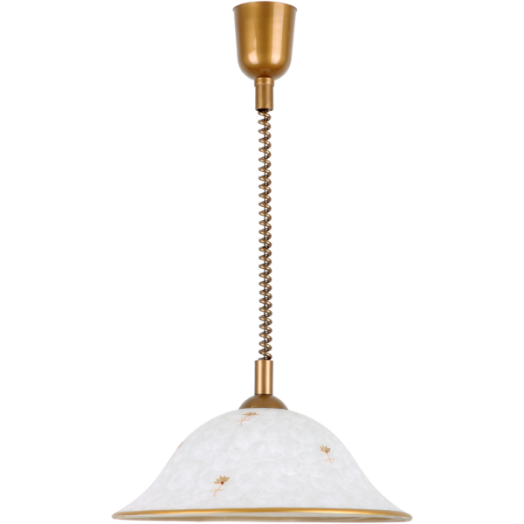ART FLOWER FÜGGESZTÉK E27 60W D40CM BRONZ