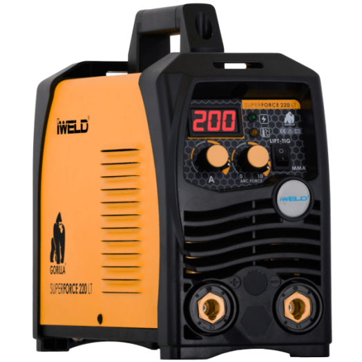 INVERTERES HEGESZTŐ 20-200 A MMA GORILLA SUPERFORCE 220 LT