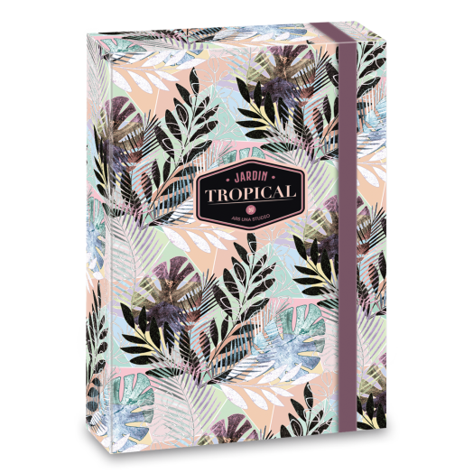 Tropical leaf füzetbox A/4
