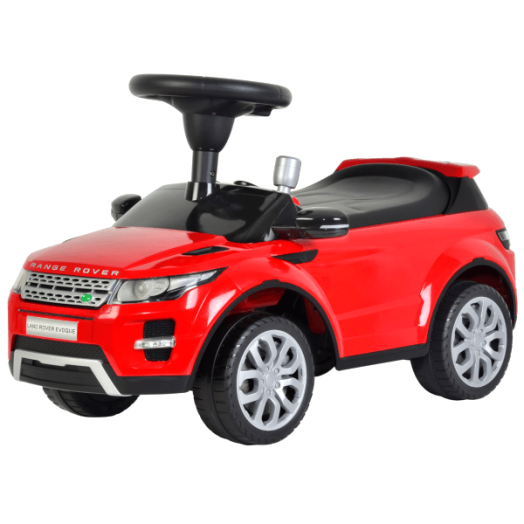 GYERMEKAUTÓ "RANGE ROVER EVOQUE" LÁBBAL HAJTÓS,PIROS/KÉK