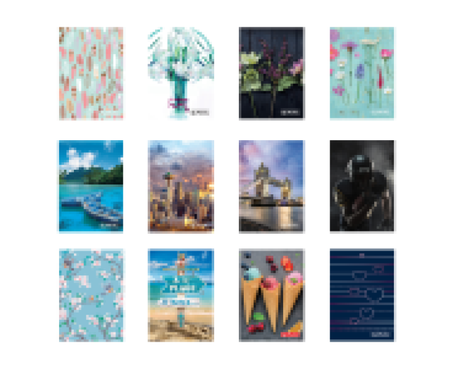 Herlitz bankkártyatartó 6 betétes 4 design