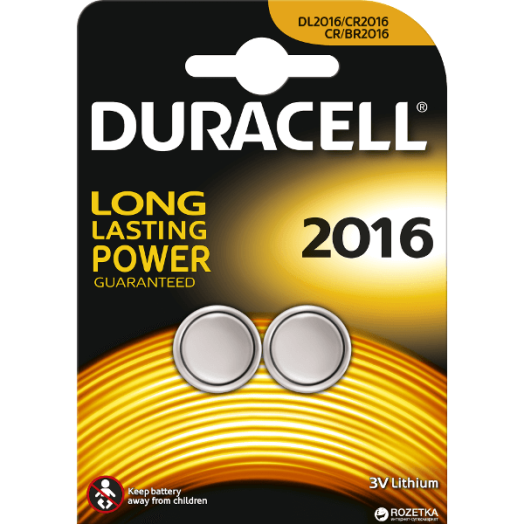 DURACELL DL2016 2DB ELEM - DL 3V GOMBELEM