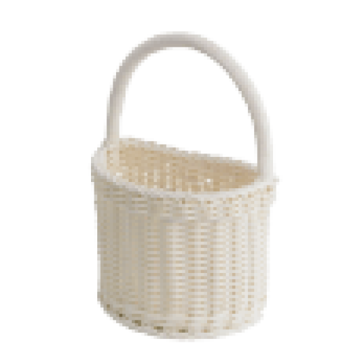2093510101 Fonott kosár, fehér