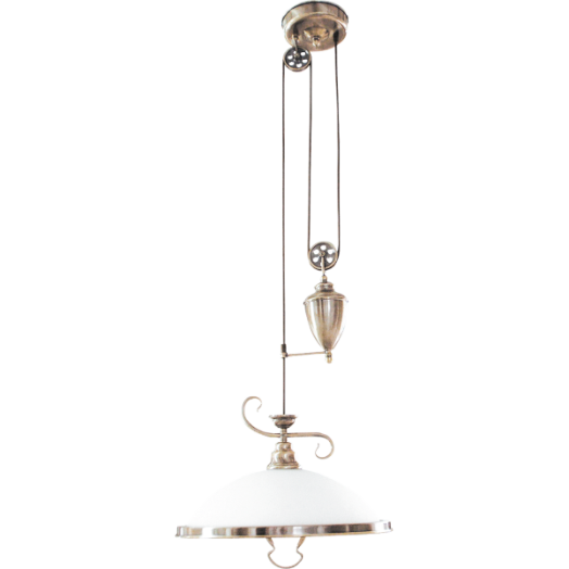 ELISETT FÜGGESZTÉK E27 60W BRONZ D40CM