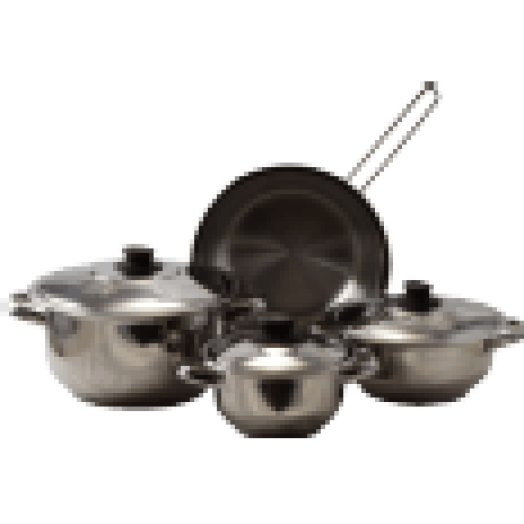 Arian Rozsdamentes edényszett, 7 részes