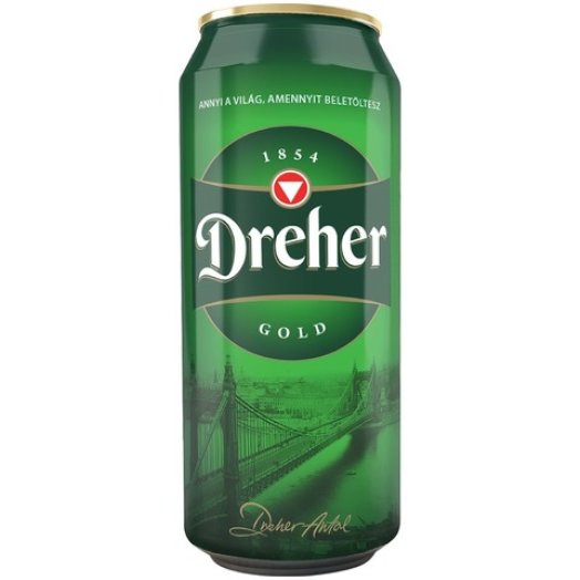 Dreher Gold dobozos világos sör vagy Dreher 24 dobozos alkoholmentes világos sör
