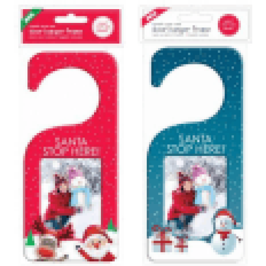 Shot2Go fotós műa. kilincskártya kék/piros