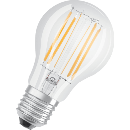 LED FÉNYFORRÁS VALUE KÖRTE E27 75 1055LM 8W MELEG ÁTL. ÜVEG FILAMENT