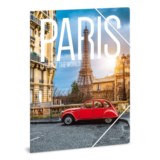 Cities-Paris gumis dosszié A/4