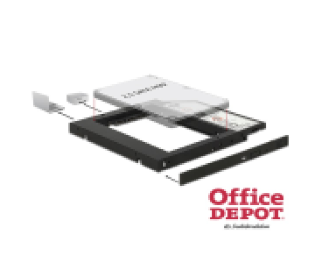 Delock 62669 Slim SATA 5.25" HDD/SSD beépítő-keret 9,5 mm