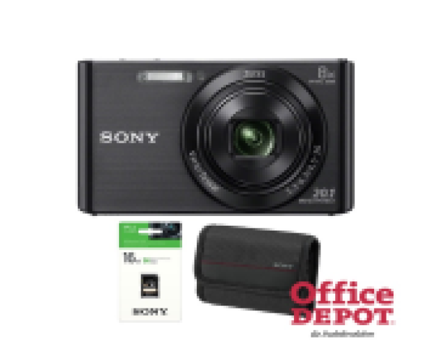 Sony DSC-W830B 16 GB kártya táska kit fekete digitális fényképezőgép