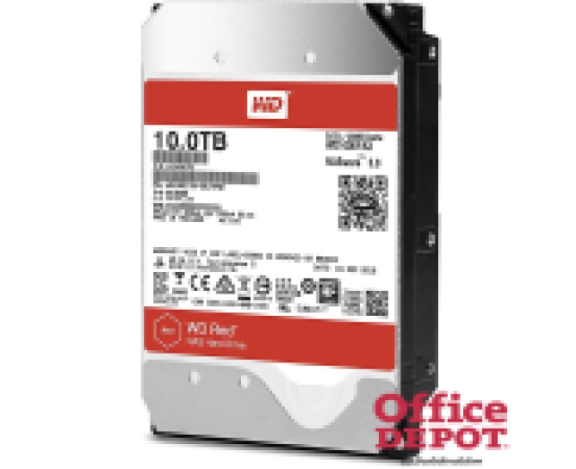 Western Digital 3,5" 10000GB belső SATAIII 5400RPM 256MB RED WD100EFAX winchester 3 év