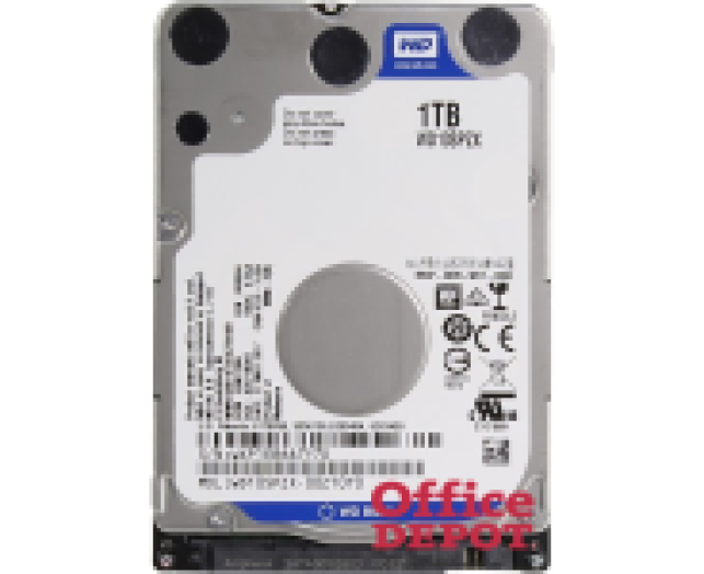 Western Digital 2,5" 1000GB belső SATAIII 5400RPM 128MB Blue WD10SPZX notebook winchester