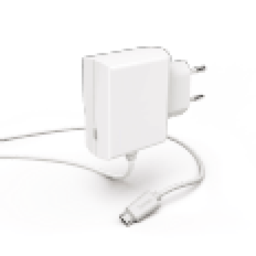 183254 Hálózati Töltő 100-240V Micro USB,Fehér, 1,2A
