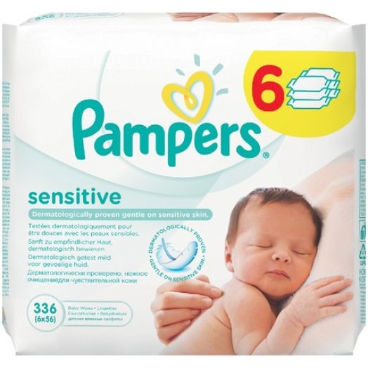 Pampers törlőkendő hatos kiszerelés