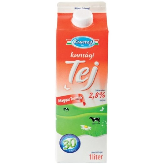 Kunsági dobozos tej (2,8%)