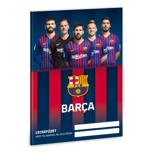 Barcelona A/5 leckefüzet