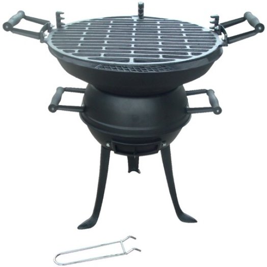 Tesco öntöttvas grillhordó