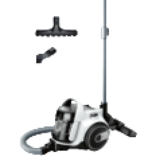 BGS05A222 Porzsák nélküli porszívó, fehér