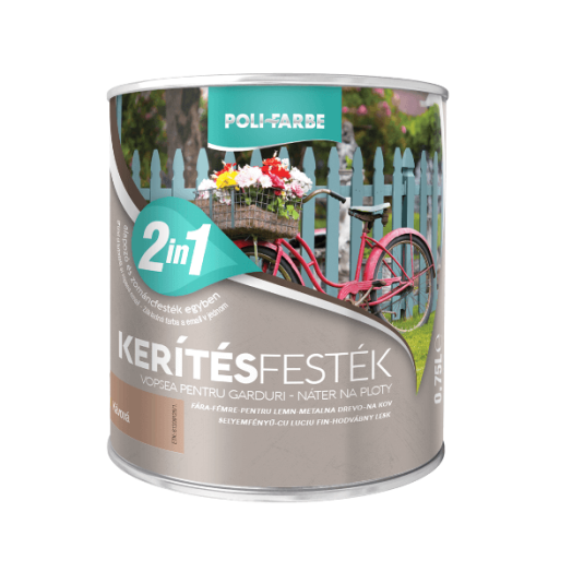 POLI-FARBE KERÍTÉSFESTÉK 0,75L KÁVÉ