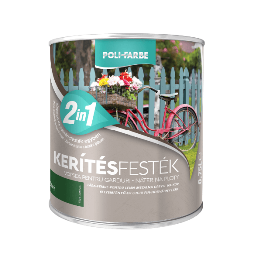 POLI-FARBE KERÍTÉSFESTÉK 0,75L ZÖLD