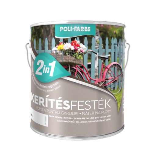 POLI-FARBE KERÍTÉSFESTÉK 2,5L FEHÉR