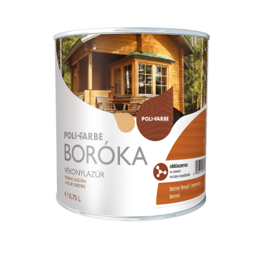 BORÓKA OLDÓSZERES VÉKONYLAZÚR 2,5L MAHAGÓNI