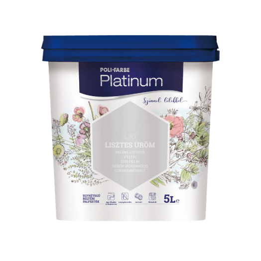 PLATINUM SZÍNES FALFESTÉK 5L ÜRÖM L30