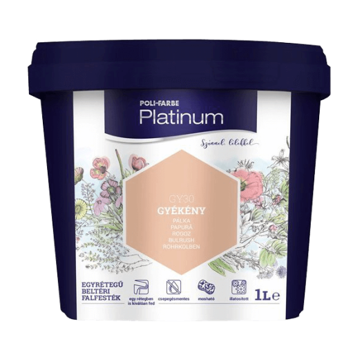 PLATINUM SZÍNES FALFESTÉK 1L GYÉKÉNY GY30