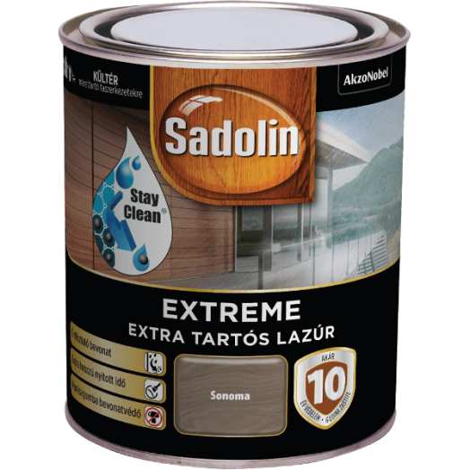 SADOLIN EXTREME 0,7L VIZES SZÍNTELEN VASTAGLAZÚR